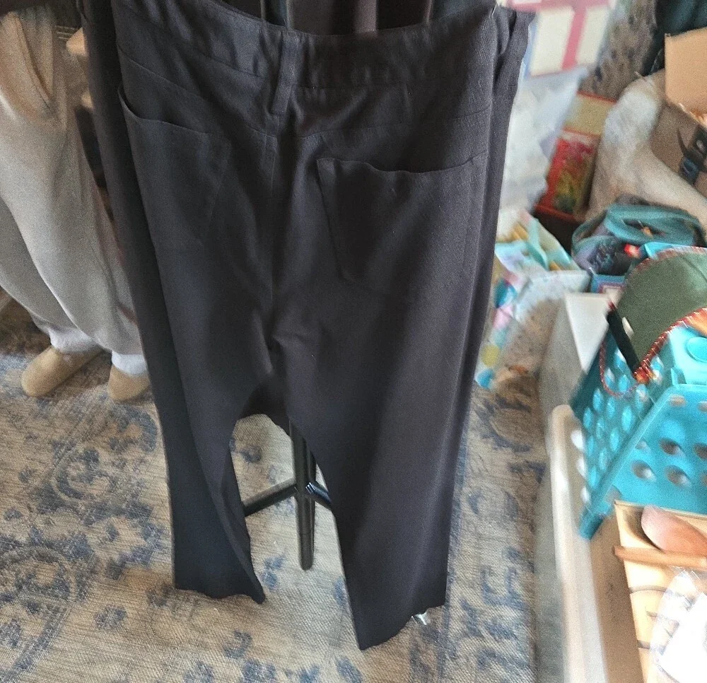 NYDJ Women's Black Stretch Dress Pants